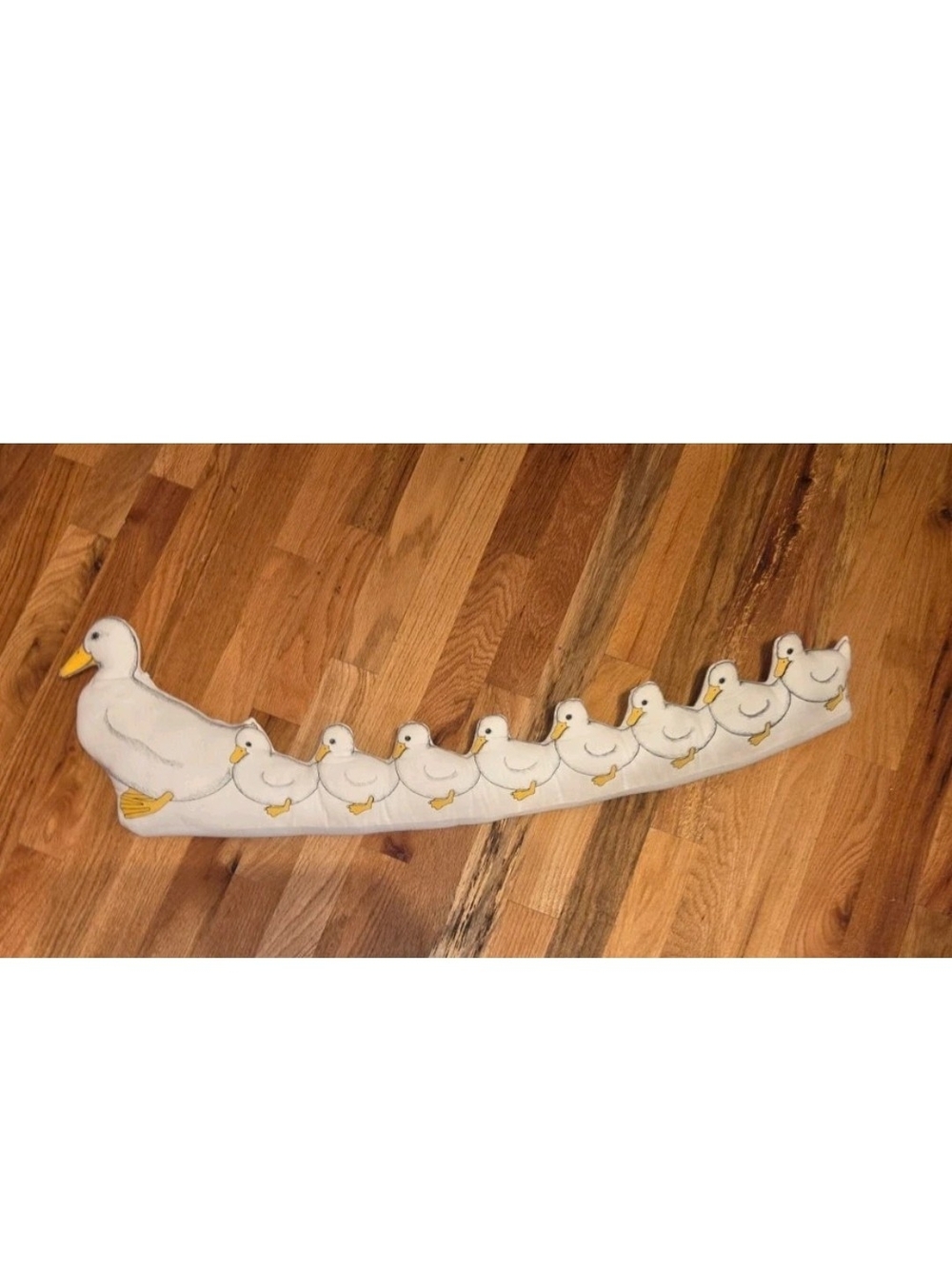 Vintage 1990s Mother Duck Duckling Family Door Draft Guard Cottage Grandma